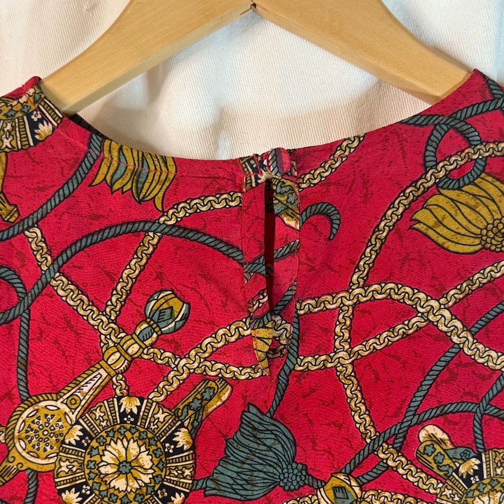 Royal Silk Shell Blouse - Picture 4 of 5